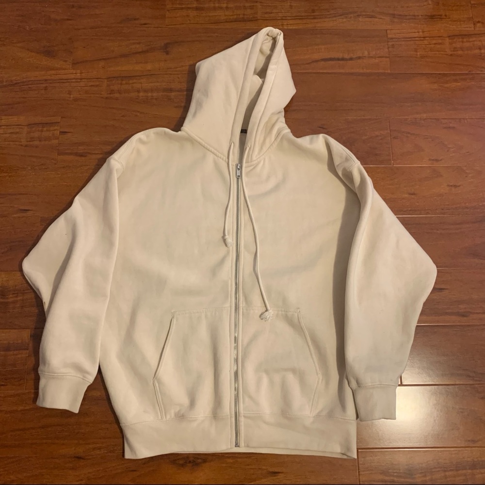 Brandy Melville Cream Christy Hoodie
